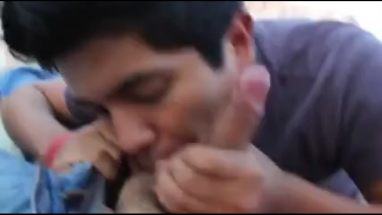 Indian gay blowjob video