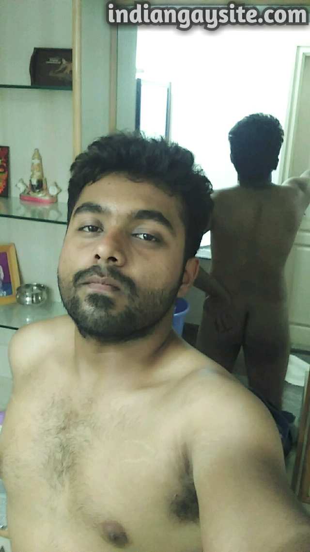 Indian Gay Porn: Sexy desi bottom showing off his hot body and bubbly ass: 1