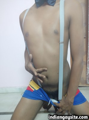 Indian Gay Porn feat. Slutty Twink Stripping Naked
