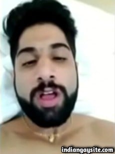 Horny Naked Kannada Guy Jerking in Desi Gay Porn Video