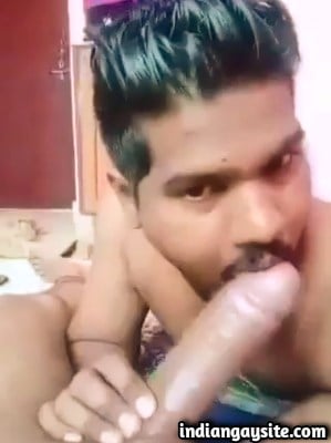Wild Telugu Cock Sucker in Desi Gay Blowjob Video