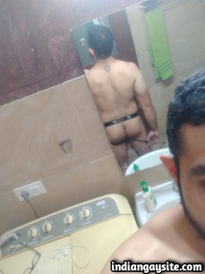 Sexy Indian Hunk Teases Hot Bubbly Ass in Jockstraps