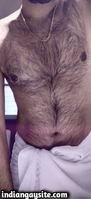 Hairy Indian Hunk Teases Hot Body & Big Cock