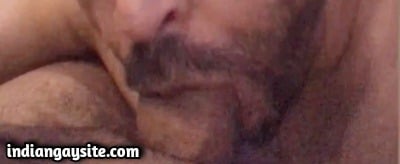 Hunky Cock Sucker's Deep Throat in Indian Gay Blowjob Video