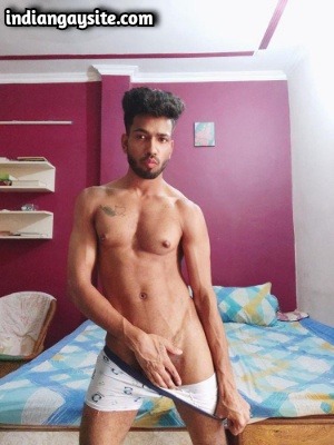 Sexy Indian Hunk Stripping Nude & Showing Body