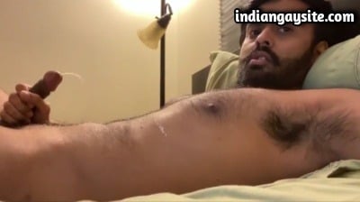 Gay Cumshot Video of Handsome Hunk's Orgasm