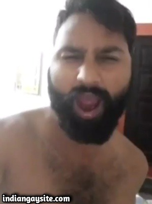 Cock riding gay video of slutty Indian bottom