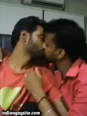 Office gay porn of slutty colleagues making out