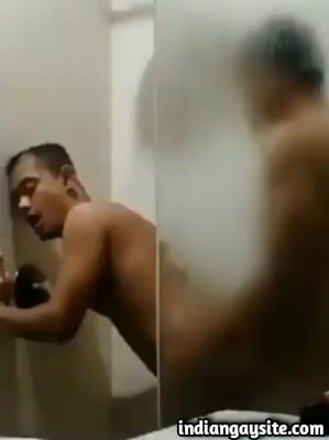 Gay shower fuck video of sexy wild Indian men