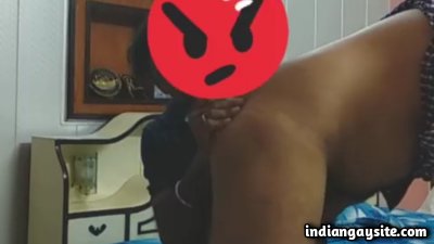 Boy spanking porn video of Indian horny twink
