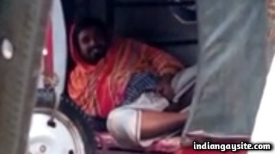 Dick flashing video of horny auto driver in public