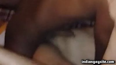 Interracial gay fuck between Indian top and white bottom