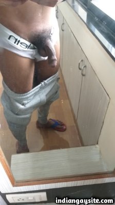 Desi gay boy teasing hot big bulge and sexy dick