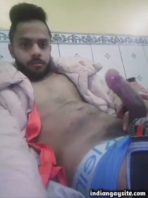 Dick masturbation video of sexy nude hunk