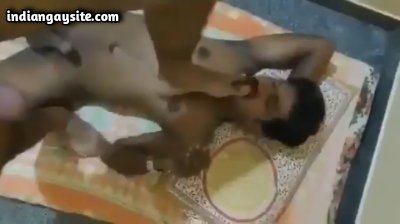 Indian slave boy worshipping master's feet and dick