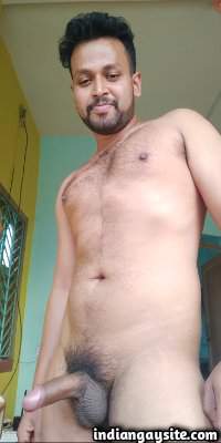 Big desi dick of a sexy and hot nude Indian hunk