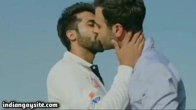 Movie gay kiss scene between hot Indian actors
