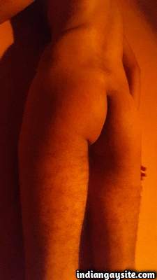 Indian horny man opening up his ass to tease hole