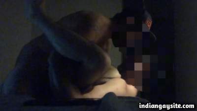 Indian hot man fucking a white man in the butt