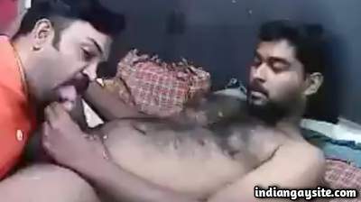 Cum sucker dad having fun with a hairy tamil man