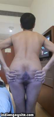 Ass teaser twink shows off his lovely fat ass on cam