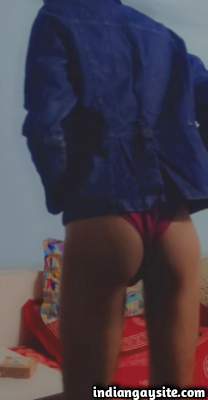 Horny crossy boy teasing sexy ass in butt pics