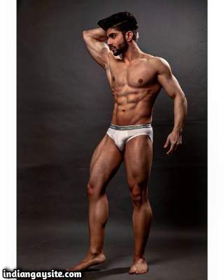 Underwear hot hunk teasing sexy muscular body