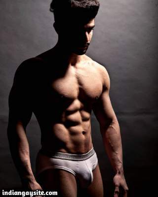 Underwear hot hunk teasing sexy muscular body