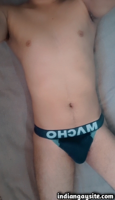 Sexy naked guy teasing us with his body in undies pics