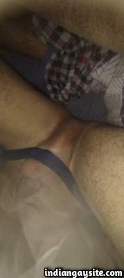 Circumcised big cock of a hot gay man in nude pics