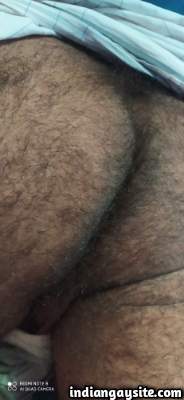 Hairy man ass pics of a sexy and horny gay bear