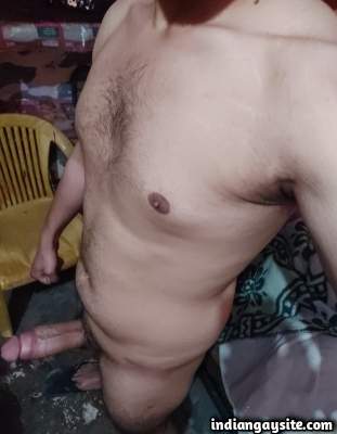 Thick penis boy teasing it in sexy gay nude pics