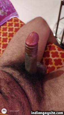 Hard horny boy shows off his big uncut boner in nudes