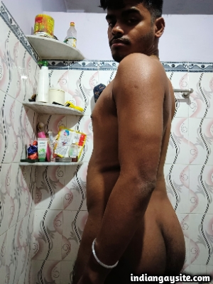 Hairy ass boy teasing sexy body from South India in pics